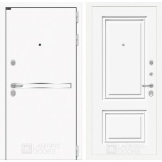 Входная дверь LINE WHITE 26 - Эмаль RAL 9003